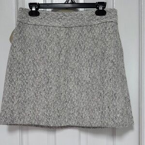 The Limited Elegant Gray Herringbone Skirt